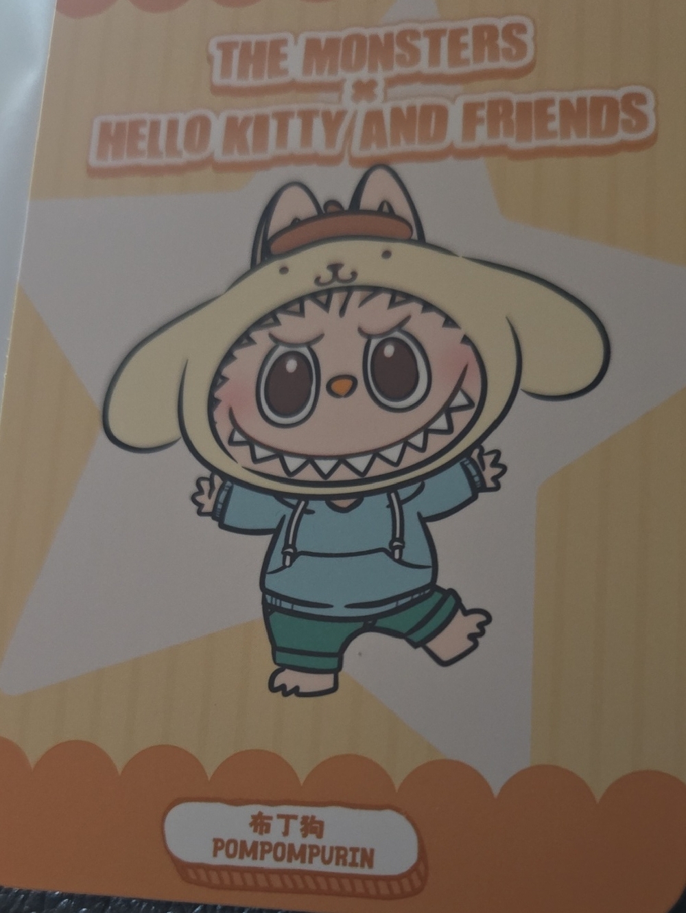 Popmart Sanrio Pompompurin Labubu